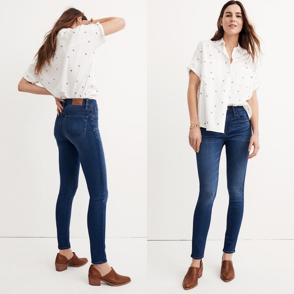 Madewell Denim - Madewell Roadtripper High Rise Skinny Jeans in Orson Wash